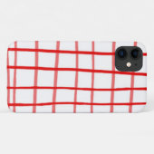 ピンクの赤チェック Case-Mate iPhoneケース (裏面(横))