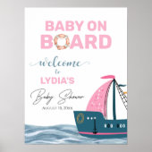 ピンクの赤航海のちゃんシャワーへようこそ ポスター (正面)