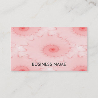 ピンクの赤面のオウムガイの抽象芸術 名刺