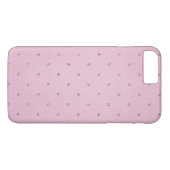 ピンクの赤面のスタッド Case-Mate iPhoneケース (裏面(横))