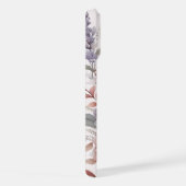 ピンクの赤面を持つBohoフローラ iPhoneケース (右側面)