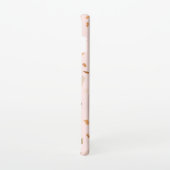 ピンクの赤面テラッツォと金ゴールド銅の斑点 SAMSUNG GALAXYケース (右側)