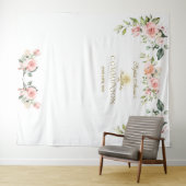 ピンクの赤面フローラの最初の聖体拝領フォトプロップ タペストリー (インサイチュ(横))