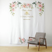 ピンクの赤面フローラの最初の聖体拝領フォトプロップ タペストリー (インサイチュ)