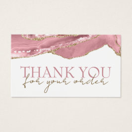 ピンクの赤面感謝していアゲート割引カード