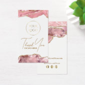 ピンクの赤面瑪瑙パッケージの挿入 (デスク)