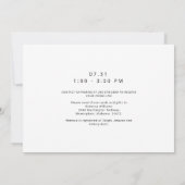 ピンクの超音波最高の写真ママが葉を描く 招待状 (裏面)