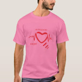 ピンクの超音波HzのそうよいTシャツ Tシャツ (正面)