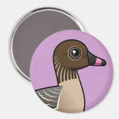 ピンクの足のガチョウ マグネット (正面/裏面)