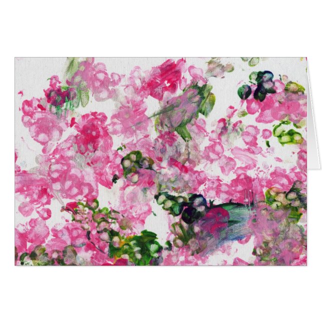 ピンクの足の花 (正面横)