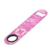 ピンクの軍隊ACUの迷彩柄のカムフラージュの栓抜き スピード栓抜き (正面アングル)