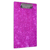 ピンクの輝きのグリッターのガーリーなクリップボード3 クリップボード (右)