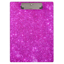 ピンクの輝きのグリッターのガーリーなクリップボード3