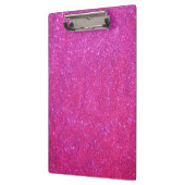 ピンクの輝きのグリッターの女の子らしい女の子の物のクリップボード1 クリップボード (左)