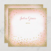 ピンクの輝きを追加 テキストを入力 (正面/裏面)