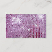 ピンクの輝き一見 名刺 (裏面)