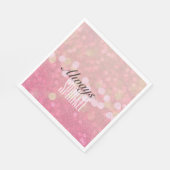 ピンクの輝き スタンダードランチョンナプキン (角)