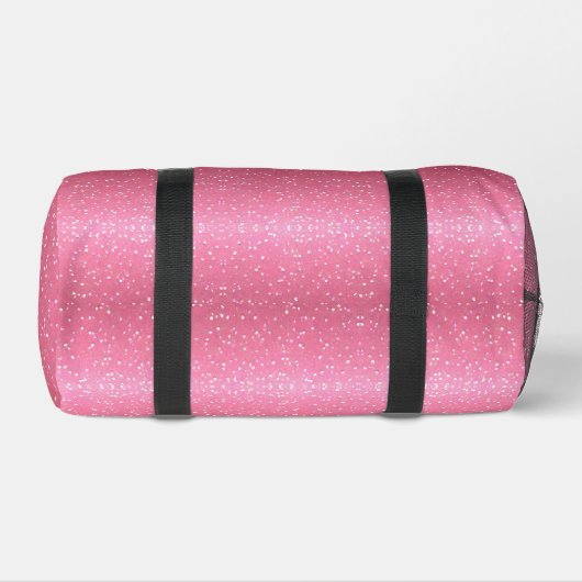 ピンクの輝き ダッフルバッグ (底面)