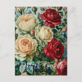 ピンクの輝き。フローラの花束バラ。 ポストカード (正面)