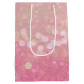 ピンクの輝き ミディアムペーパーバッグ (裏面)