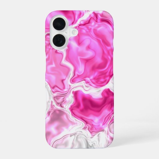 ピンクの輝き iPhone 16ケース (裏面)