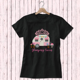 ピンクの輝く女王Tシャツ Tシャツ