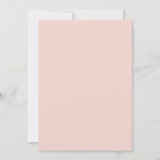 ピンクの輪郭はっきりした型ランジェリーシャワー招待状 招待状 (裏面)