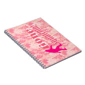 ピンクの迷彩をスクワットして行く ノートブック (右側)