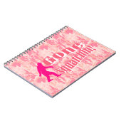 ピンクの迷彩をスクワットして行く ノートブック (左側)