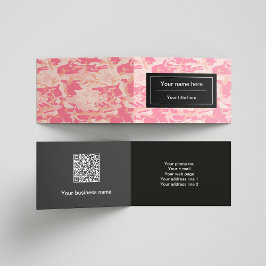 ピンクの迷彩パターン、軍隊、陸軍 名刺