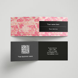 ピンクの迷彩パターン、軍隊、陸軍 名刺