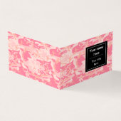 ピンクの迷彩パターン、軍隊、陸軍 名刺 (外部)