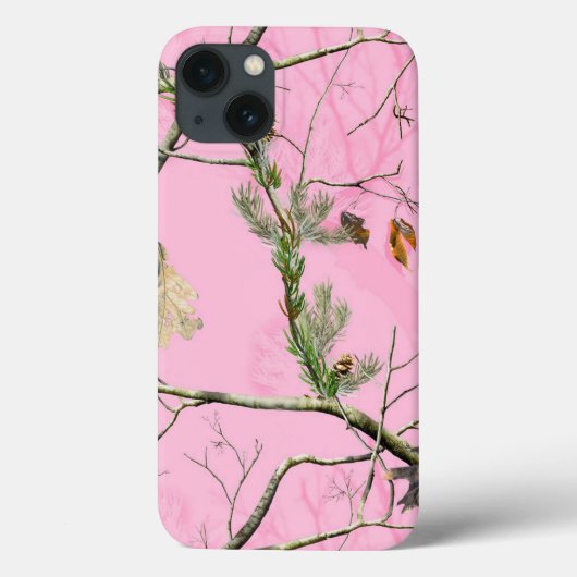 ピンクの迷彩柄のカムフラージュの狩りの女の子実質IPADの例 Case-Mate iPhoneケース (裏面)