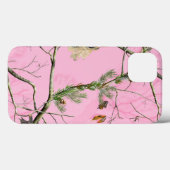 ピンクの迷彩柄のカムフラージュの狩りの女の子実質IPADの例 Case-Mate iPhoneケース (裏面 (横))