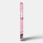 ピンクの迷彩柄のカムフラージュの狩りの女の子実質IPADの例 Case-Mate iPhoneケース (裏面 / 左)