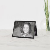 ピンクの迷彩柄のサンキューカード サンキューカード (裏面)