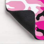 ピンクの迷彩柄のマウスパッド マウスパッド (コーナー)