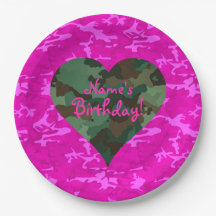 -ピンクの迷彩柄を個人化して下さい