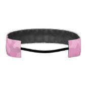 ピンクの迷彩柄パターンのヘッドバンド アスレチックヘッドバンド (裏面)