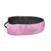 ピンクの迷彩柄パターンのヘッドバンド アスレチックヘッドバンド (左)