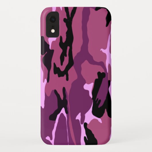 ピンクの迷彩柄 Case-Mate iPhoneケース (裏面)