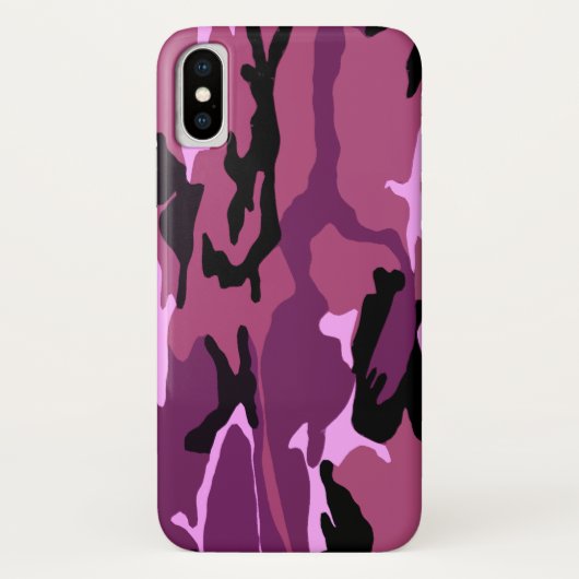 ピンクの迷彩柄 Case-Mate iPhoneケース (裏面)