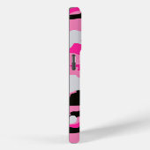 ピンクの迷彩模様 Case-Mate iPhoneケース (裏面 / 右)