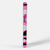 ピンクの迷彩模様 Case-Mate iPhoneケース (裏面 / 右)