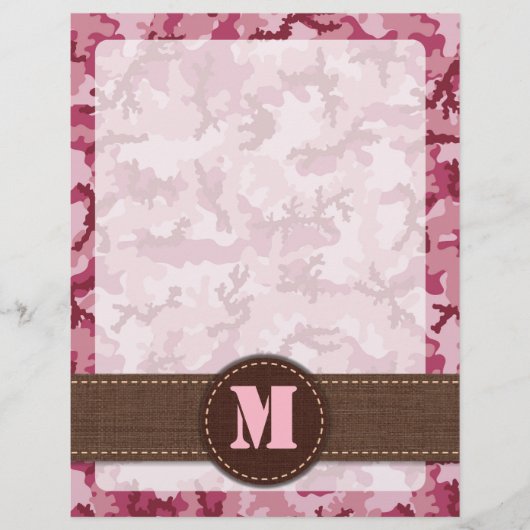 ピンクの迷彩 チラシ (正面)