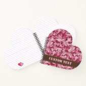 ピンクの迷彩 ノートブック (内部)