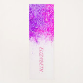 ピンクの連続 ヨガマット (正面)