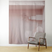 ピンクの部屋 モダンインテリア 背景 タペストリー (インサイチュ)