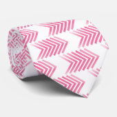 ピンクの部族の矢印パターン ネクタイ (ロール)
