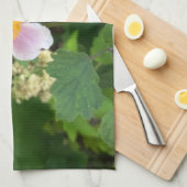ピンクの野の花 キッチン タオル | ボタニカル フラワー (四つ折り)